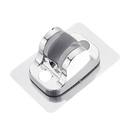 Chrome shower head holder with adhesive backing from Our Sweet Black Ventouse Noire Support Mural Selection