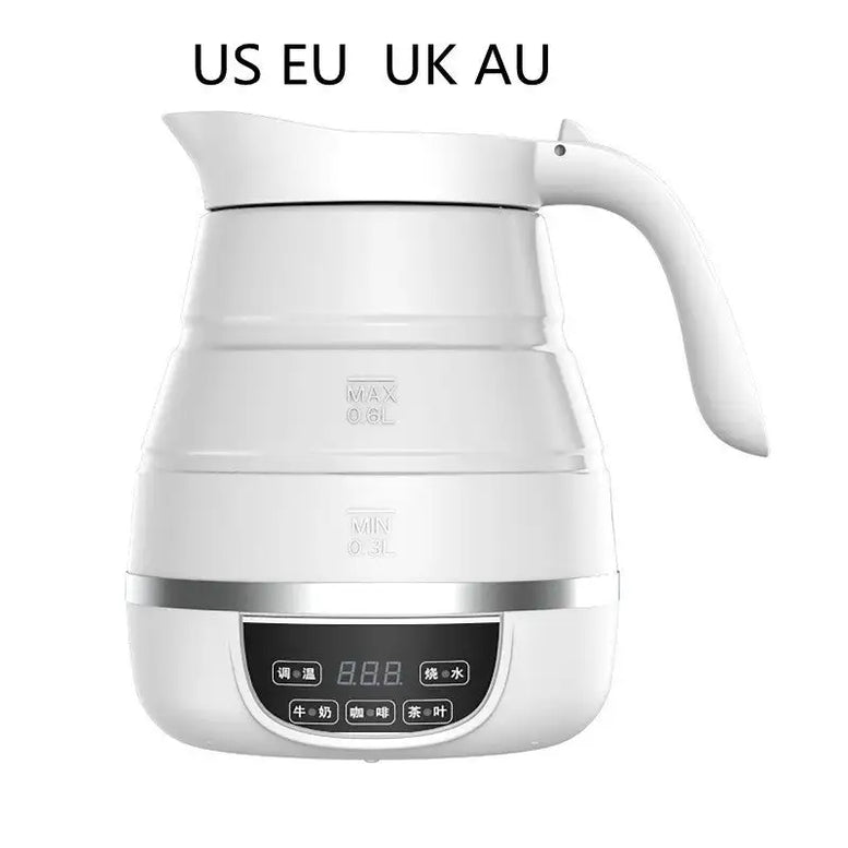 Our Sweet Little Collapsible Electric Kettle Your Adorable Collapsible Water Bottle Cute Collapsible Electric Pot Body White Electric Kettle Darling Design