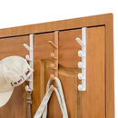 Over-the-door coat hooks.
