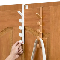 Over-the-door multi-hook racks.