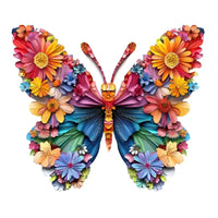 Nature’s Whimsy: Wooden Jigsaw Adventure - Style9 / A3