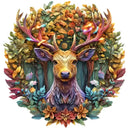 Nature’s Whimsy: Wooden Jigsaw Adventure - Style8 / A3