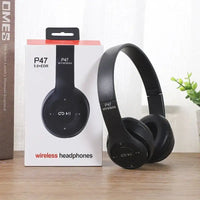P47 Wireless Bluetooth Headphone With Microphone Foldable Headsets Bass HiFi Sound Music Stereo Earphones