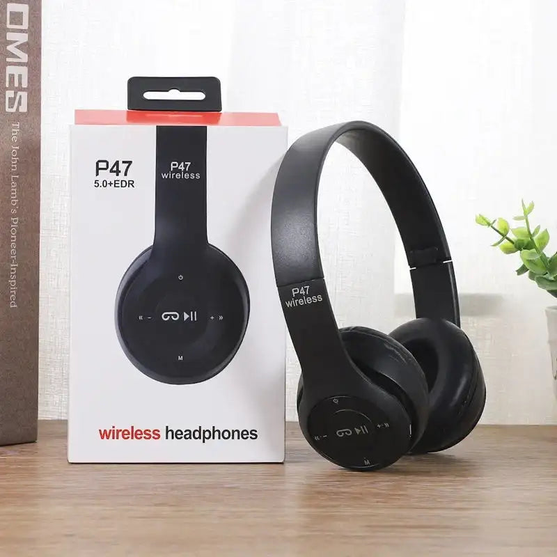 Comfy P47 Wireless Bluetooth Foldable Headsets Hifi Sound