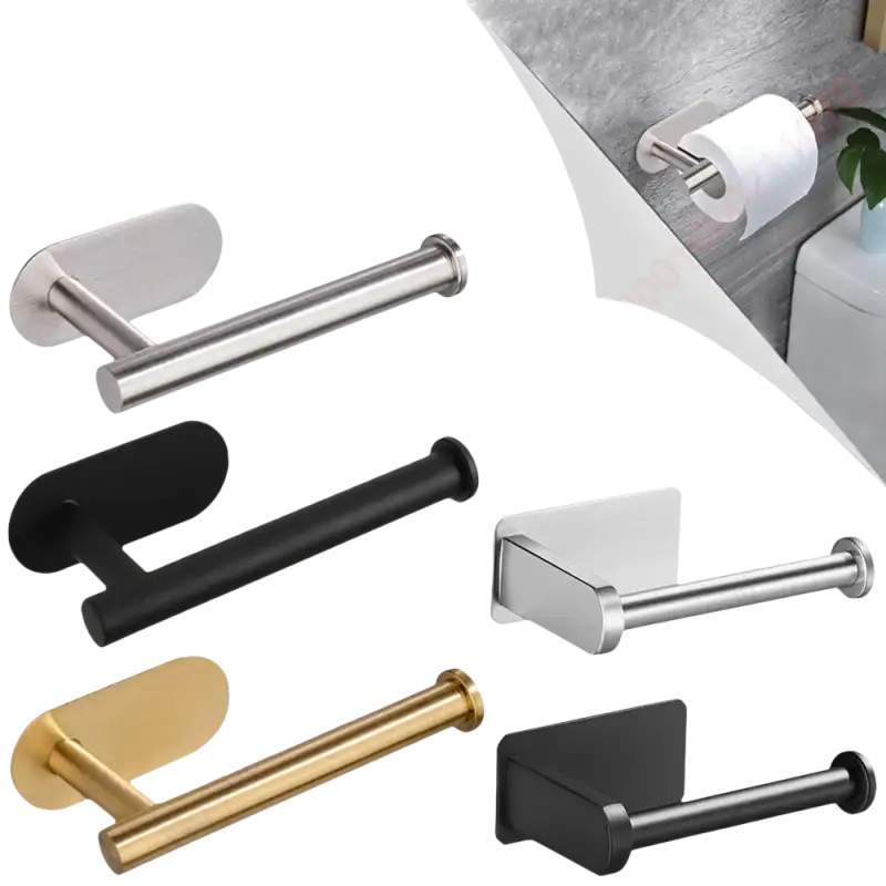 Sweet Bathroom Storage Featuring Our Toilet Paper Rack and Towel Holder