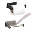 Two wall-mounted toilet paper holders.