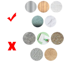 Wall compatibility guide.