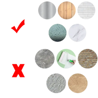 Wall compatibility guide.