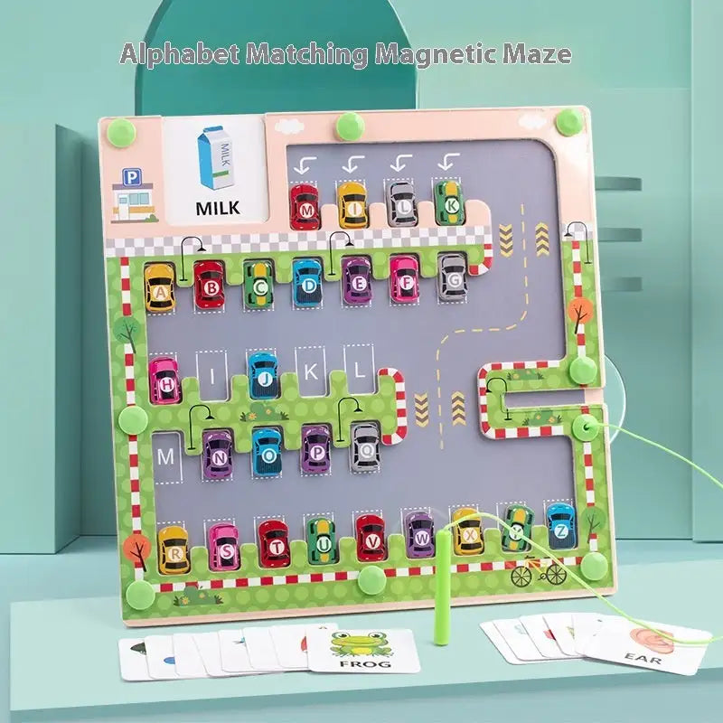 Parking Lot Pandemonium A Magnetic Maze Edutainment Toy