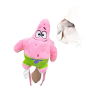 Pink Patrick Star plush backpack.