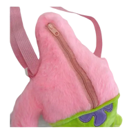 Pink Patrick Star plush purse.