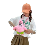 Pink Patrick Star plush purse.