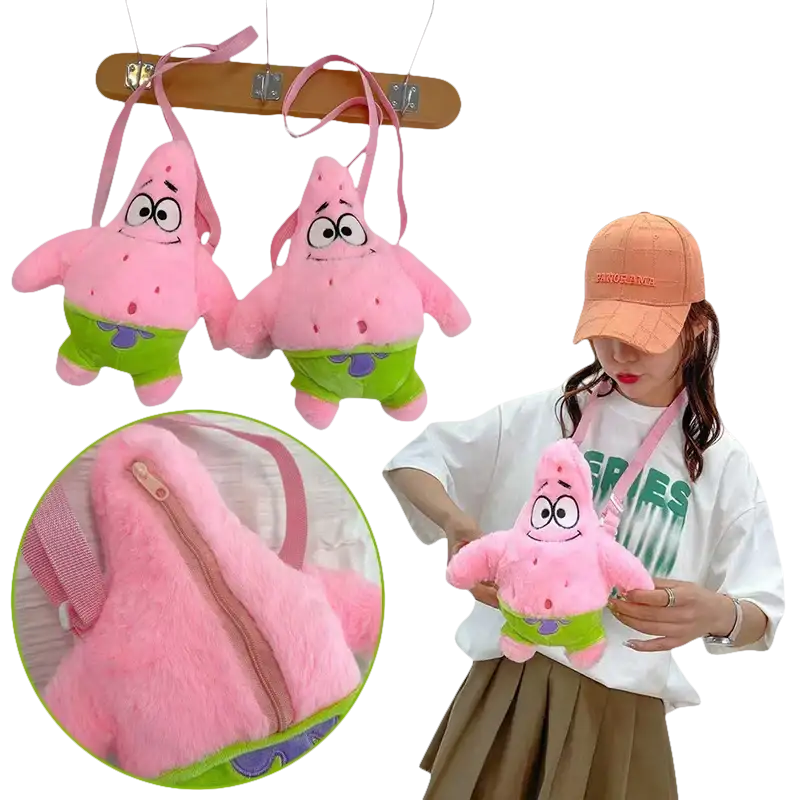 Patrick Star Plush Party Spongebob Shoulder Bags
