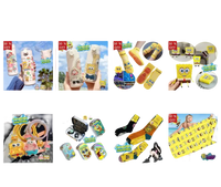 SpongeBob-themed merchandise.