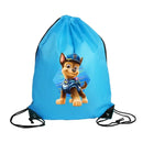 Blue drawstring backpack with Chase from Paw Patrol.