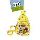 Yellow Paw Patrol sling bag.