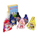 Cartoon character sling bags.