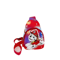 Red Paw Patrol sling backpack.