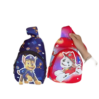 Two Paw Patrol sling bags.