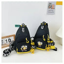 Black sling bags with Pikachu design.