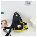 Black and yellow Pikachu sling bag.