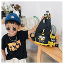 Black and yellow Pikachu sling bag.