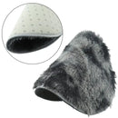 VIKAMA Simple Round Shaggy Rug - Thickened Soft and Decorative for Bedroom Living Room Bedside Dresser and Chair