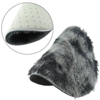 VIKAMA Simple Round Shaggy Rug - Thickened Soft and Decorative for Bedroom Living Room Bedside Dresser and Chair