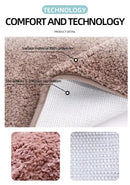 Soft Comfortable Thick Plush Floor Mat,Bathroom Floor Rug,Bedroom Carpet,Living Room Mat,Non-slip Rug,Water Absorption