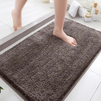Soft Comfortable Thick Plush Floor Mat,Bathroom Floor Rug,Bedroom Carpet,Living Room Mat,Non-slip Rug,Water Absorption