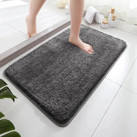 Soft Comfortable Thick Plush Floor Mat,Bathroom Floor Rug,Bedroom Carpet,Living Room Mat,Non-slip Rug,Water Absorption