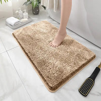 Soft Comfortable Thick Plush Floor Mat,Bathroom Floor Rug,Bedroom Carpet,Living Room Mat,Non-slip Rug,Water Absorption