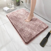 Soft Comfortable Thick Plush Floor Mat,Bathroom Floor Rug,Bedroom Carpet,Living Room Mat,Non-slip Rug,Water Absorption