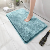 Soft Comfortable Thick Plush Floor Mat,Bathroom Floor Rug,Bedroom Carpet,Living Room Mat,Non-slip Rug,Water Absorption