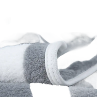 Striped towel with delicate hemming.