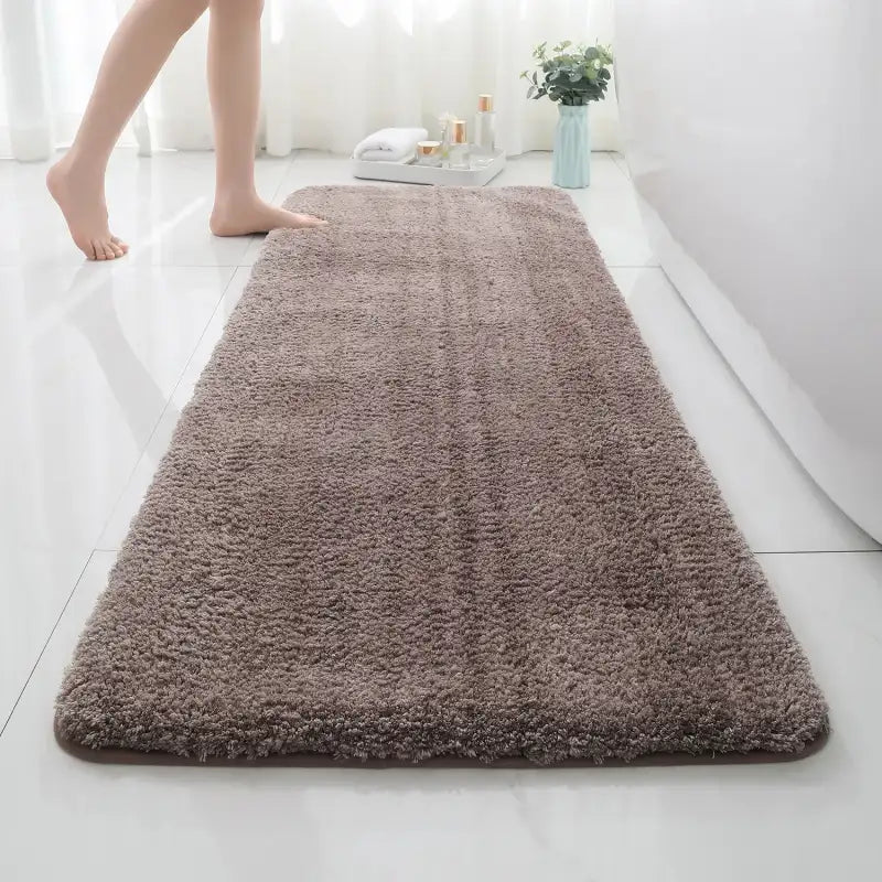 PlushSquare Mat: Absorbent & Non-Slip