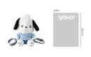 Pochacco plush toy with strap.