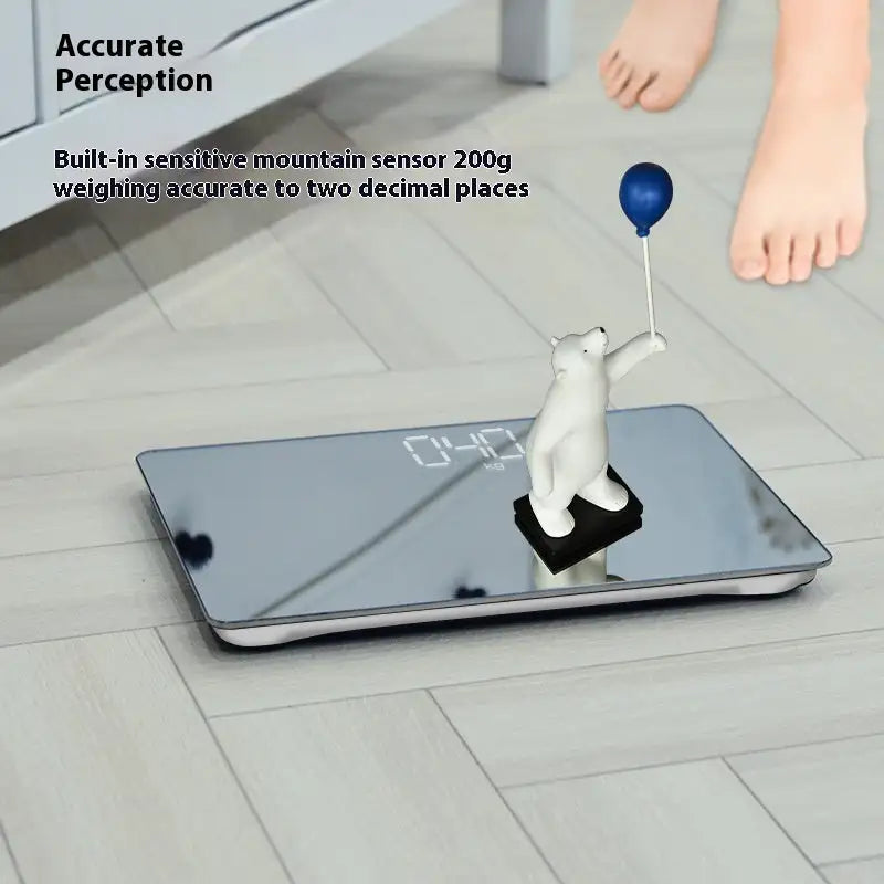 Oval Mirror Scale / Bluetooth Rechargeable