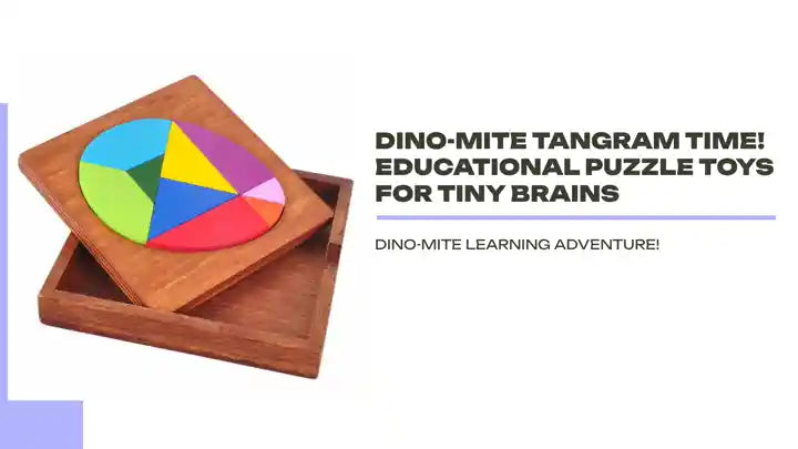 Dino-mite Tangram Time! Educational Puzzle Toys for Tiny Brains