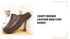 Comfy Brown Leather Men Chef Shoes by@Outfy