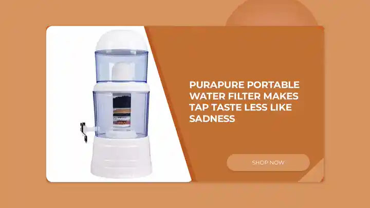 Purapure Portable Water Filter Makes Tap Taste Less Like Sadness