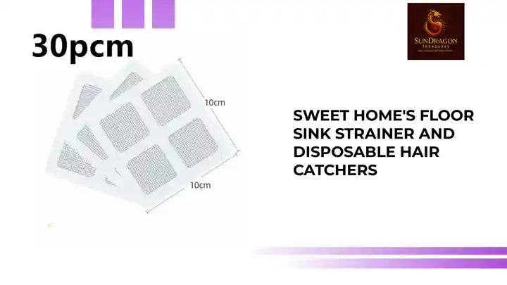 Sweet Home's Floor Sink Strainer and Disposable Hair Catchers