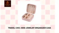 Travel Chic: Mini Jewelry Organizer Case by@Outfy