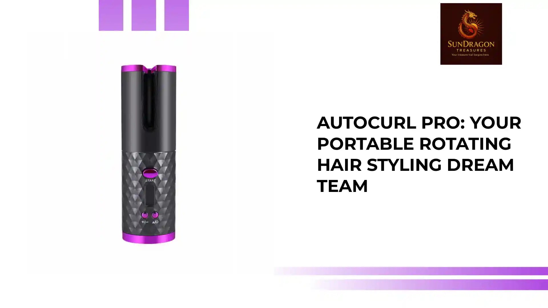 Autocurl Pro: Your Portable Rotating Hair Styling Dream Team by@Outfy