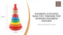 Rainbow Stacking Ring Toy: Prepare for Wooden Rainbow Mayhem by@Outfy