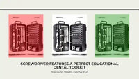 Screwdriver features a perfect educational dental toolkit by@Outfy