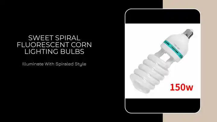Sweet Spiral Fluorescent Corn Lighting Bulbs