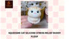Squeesme Cat Silicone Stress Relief Buddy Floof by@Outfy