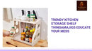 Trendy Kitchen Storage Shelf Thingamajigs Educate Your Mess by@Outfy