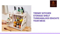 Trendy Kitchen Storage Shelf Thingamajigs Educate Your Mess by@Outfy